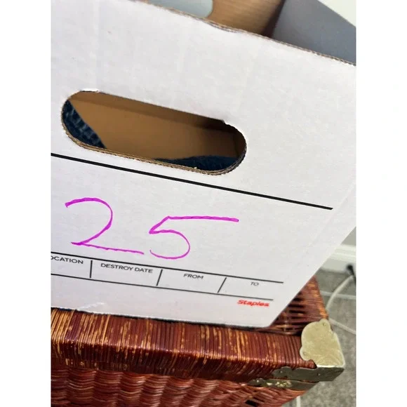 UNIQLO INES DE LA FRESSANGE Paris Dark Wash Wide Leg Jeans Size 24 - Picture 7 of 8